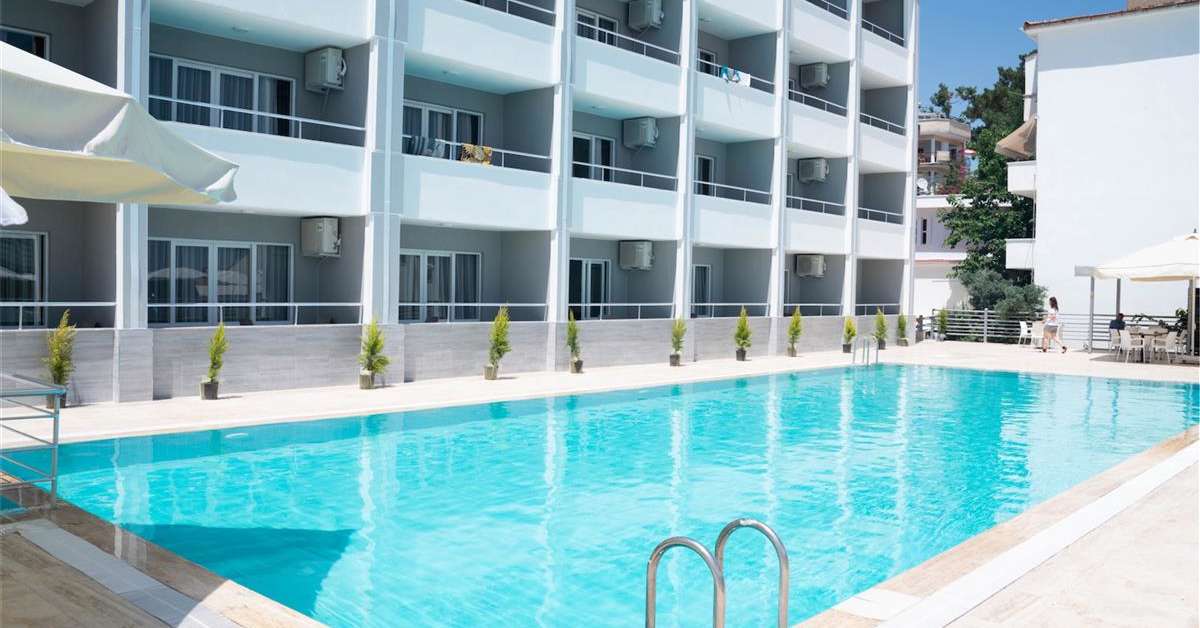 Een foto van het zwembad bij Asel Hotel Didim