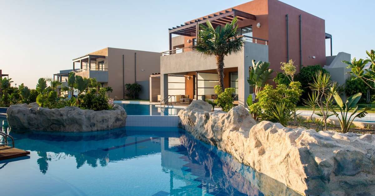 Een foto van het zwembad bij Hotel Astir Odysseus