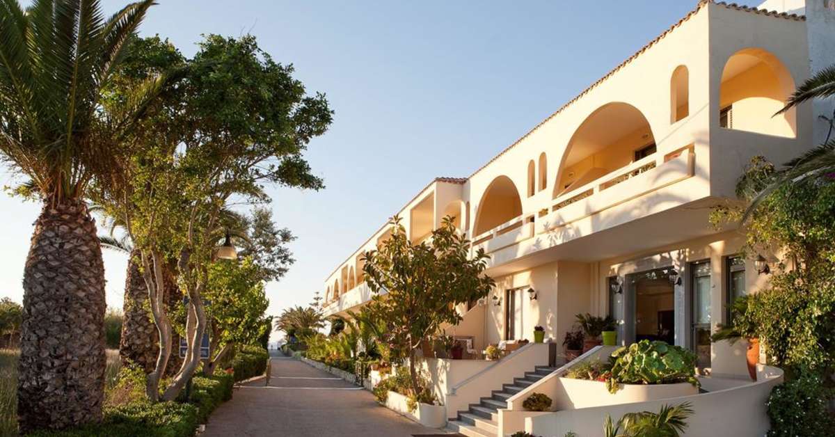 Een foto van de buitenkant van Marino's Beach Appartementen