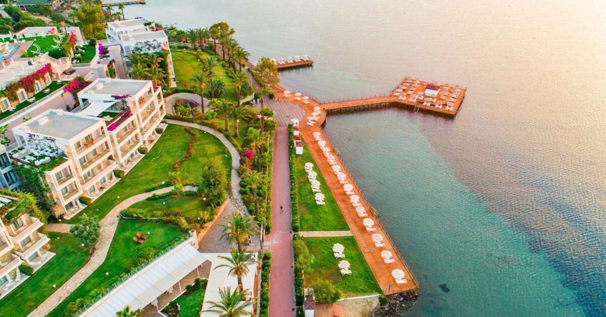 Een foto van de buitenkant van Hotel Baia Bodrum