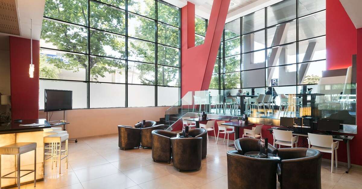 Een foto van de faciliteiten bij Hotel 4 Barcelona