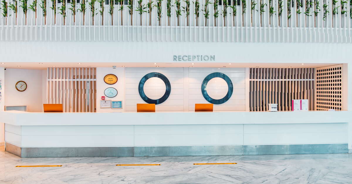 Een foto van het interieur van Hotel Baia Bodrum