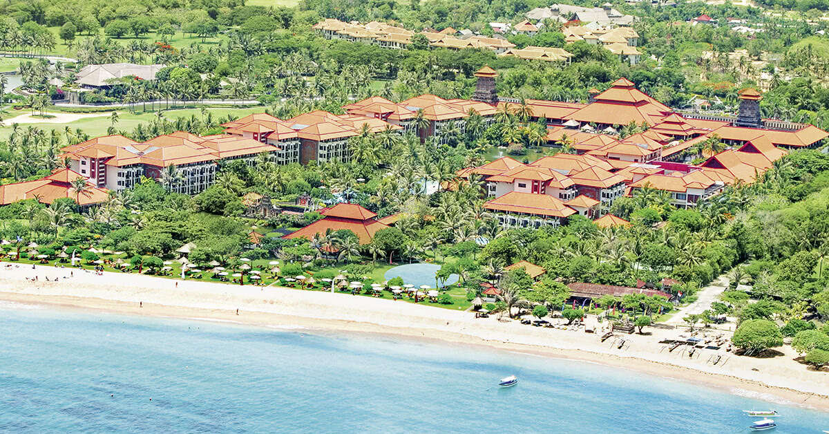 Ein Foto von der Außenansicht des Ayodya Resort Bali