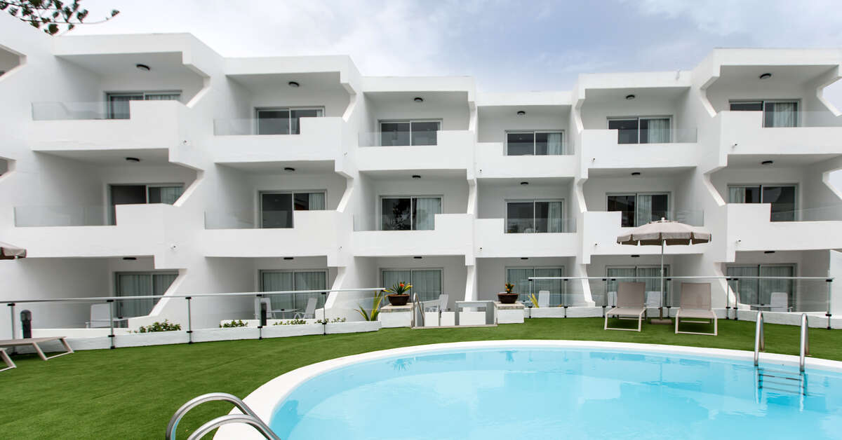 Een foto van het zwembad bij Appartementen Guatiza