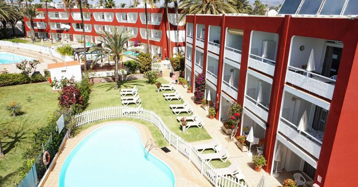 Een foto van het zwembad bij Appartementen Ecuador