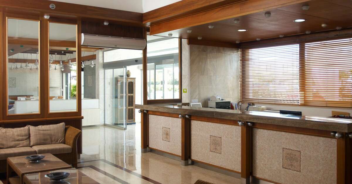 Een foto van het interieur van Appartementen Senator