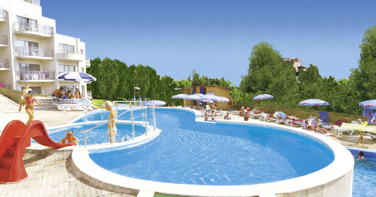 Een foto van het zwembad bij Parkhotel Golden Beach