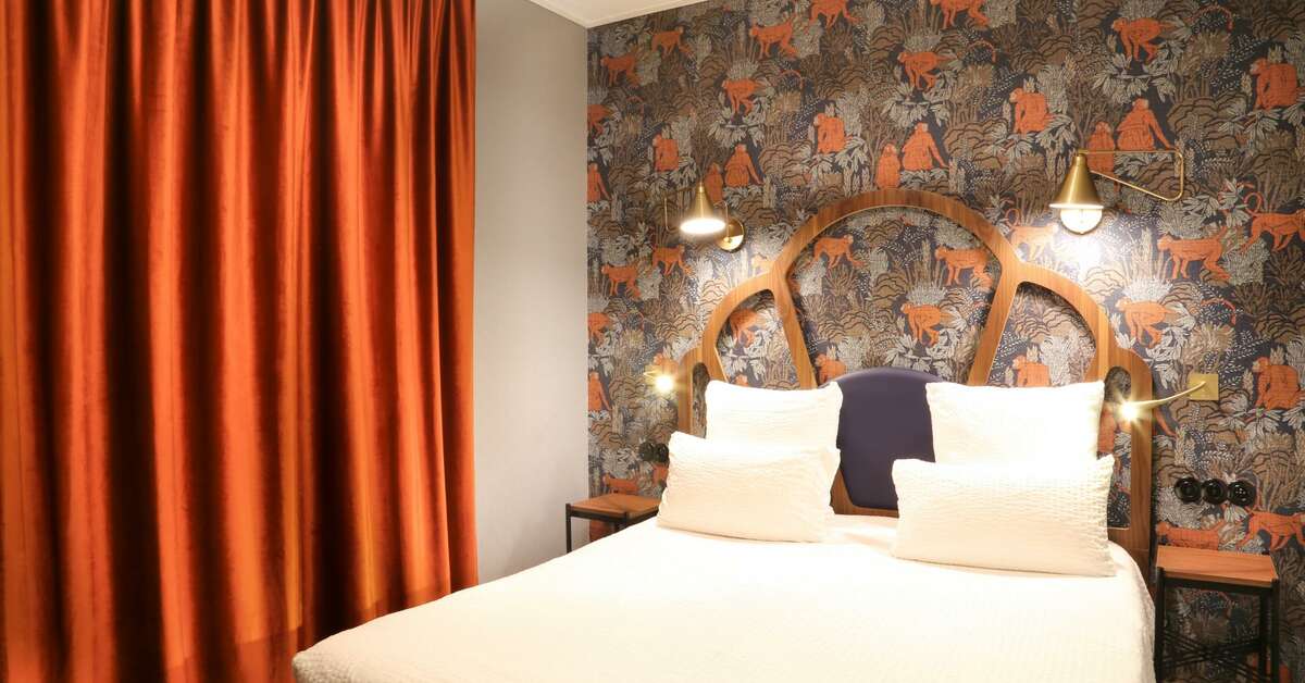 Een foto van een overzicht van Hotel Andre Latin Paris