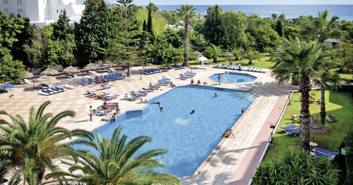 Een foto van een overzicht van Golden Tulip President Hammamet
