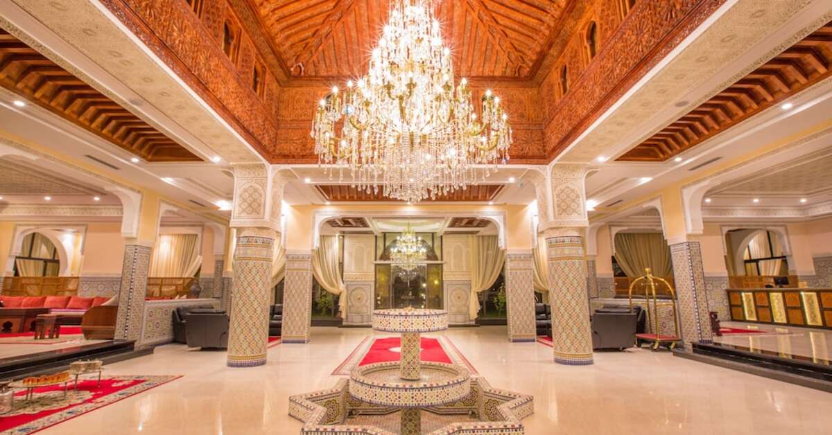 Een foto van het interieur van DWO Marrakech Ennakhil