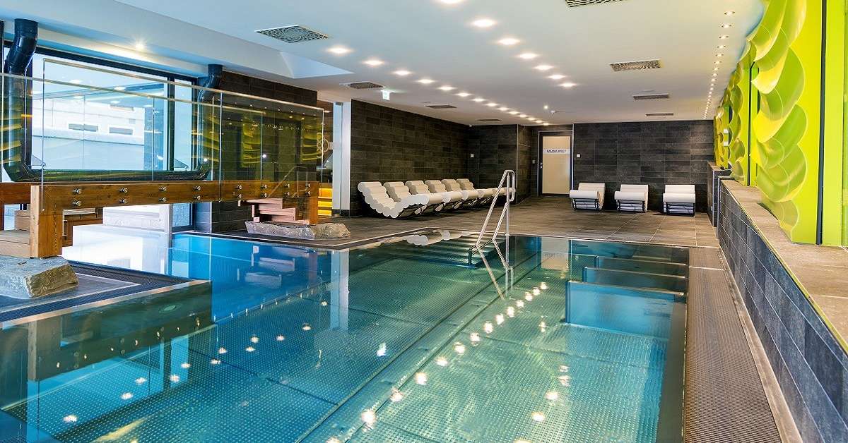 Een foto van het zwembad bij Alpinresort Sport & Spa