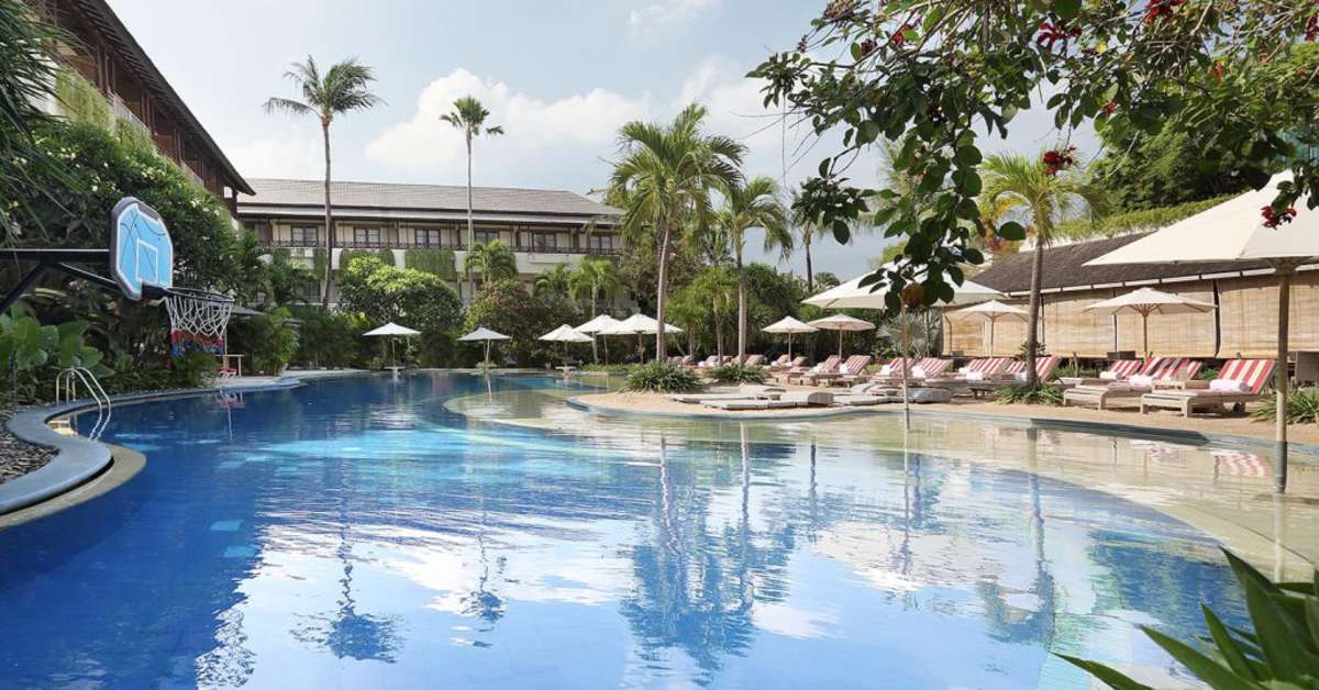 Een foto van het zwembad bij Blu Zea Resort by Double-Six
