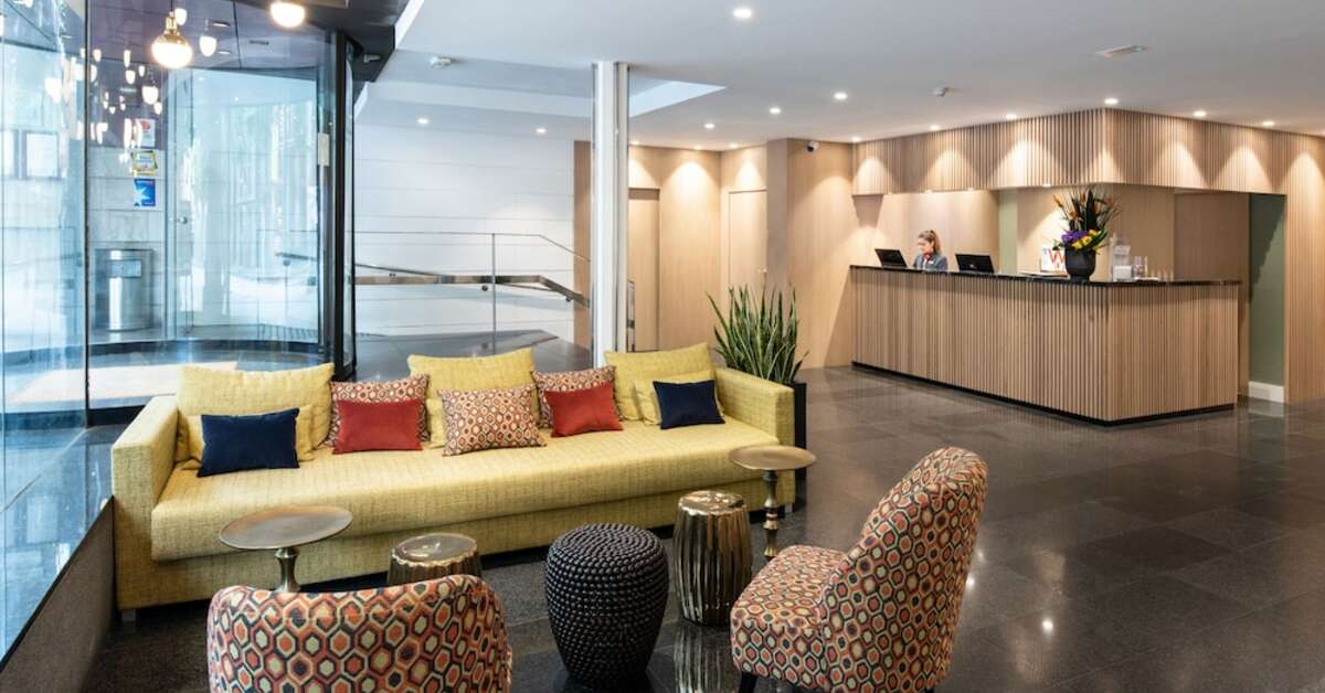 Een foto van het interieur van Catalonia Diagonal Centro