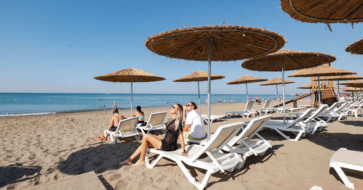 Een foto van het strand bij Hotel The X Belek