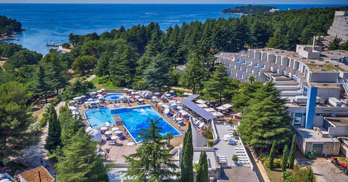 Ein Foto von der Außenansicht des Sunny Porec by Valamar