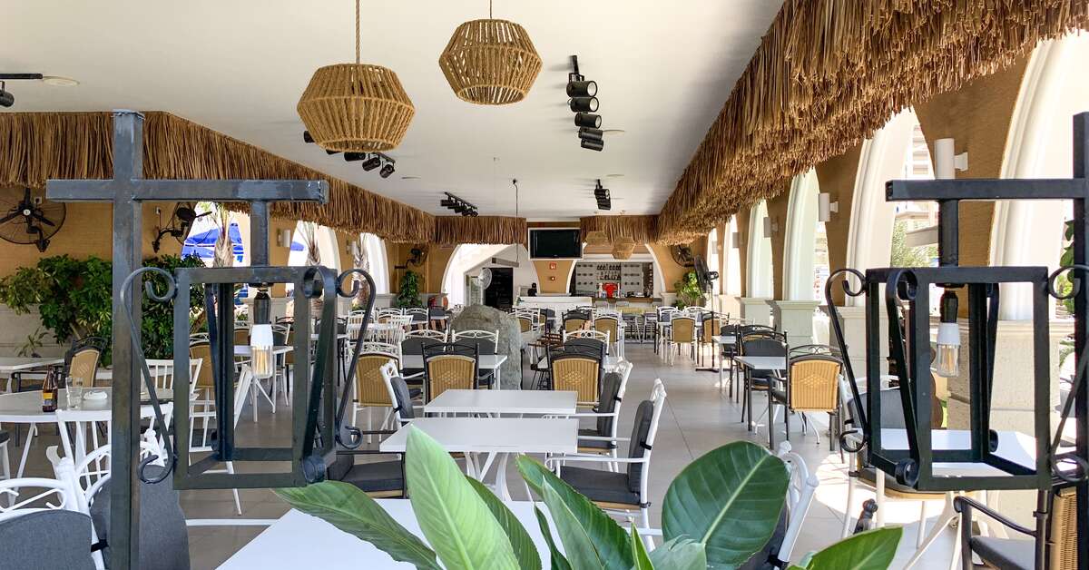 Een foto van de faciliteiten bij Pefkos Beach Hotel