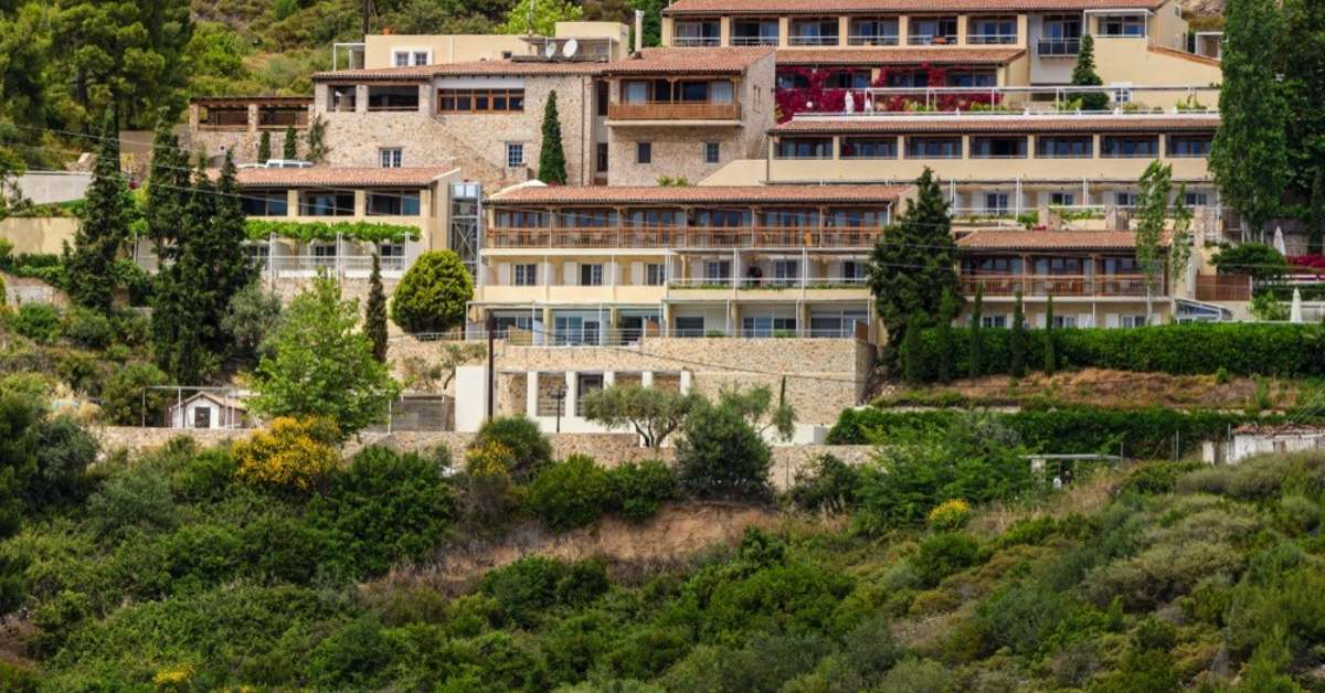 Een foto van de buitenkant van Atrium Hotel Skiathos