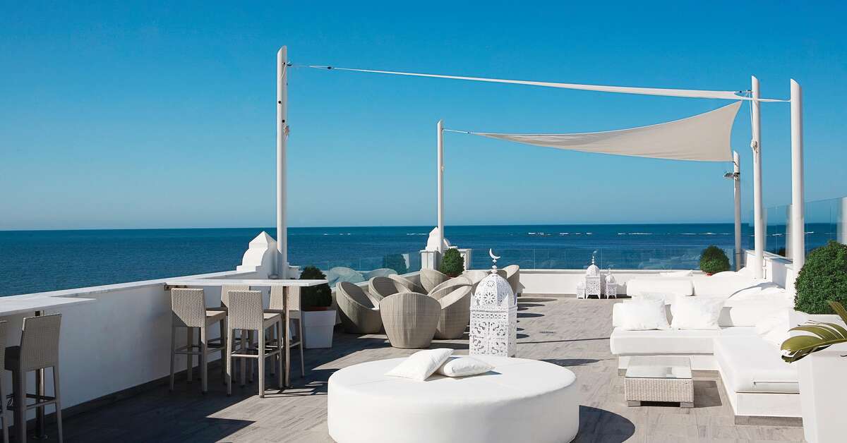 Een foto van de faciliteiten bij Hotel Playa de la Luz