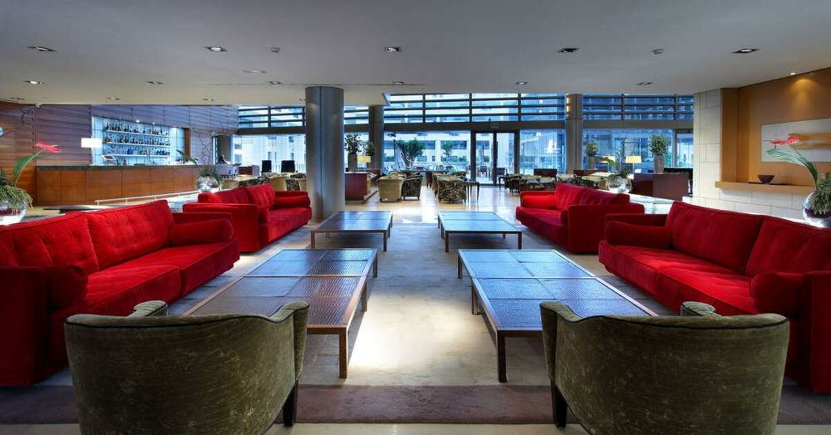 Een foto van het interieur van Eurostars Grand Marina Hotel
