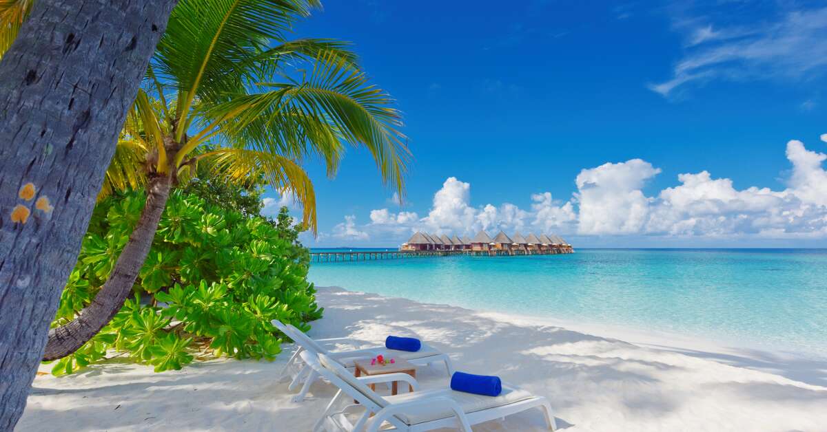 Een foto van het strand bij Angaga Island Resort & Spa