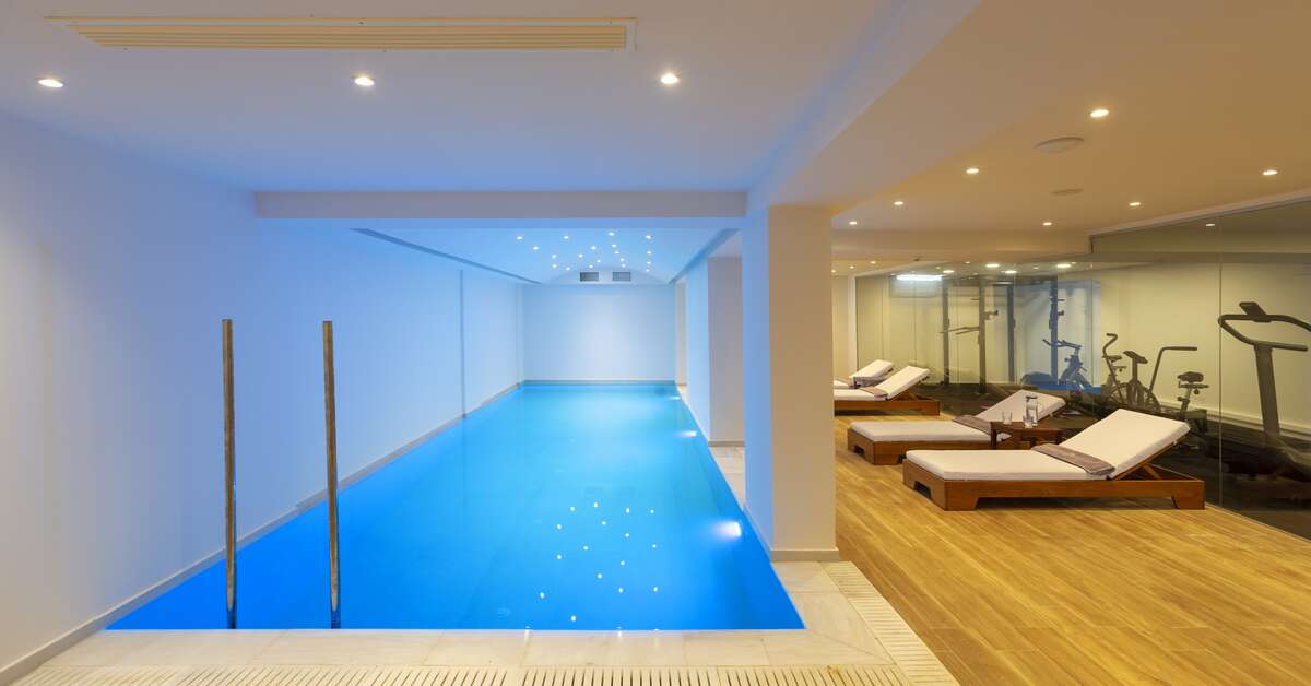 Ein Foto vom Pool im Atermono Boutique Resort