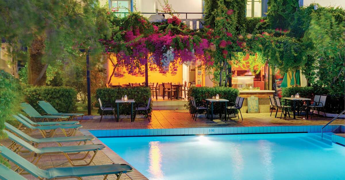 Een foto van het zwembad bij Sofia Hotel Plakias
