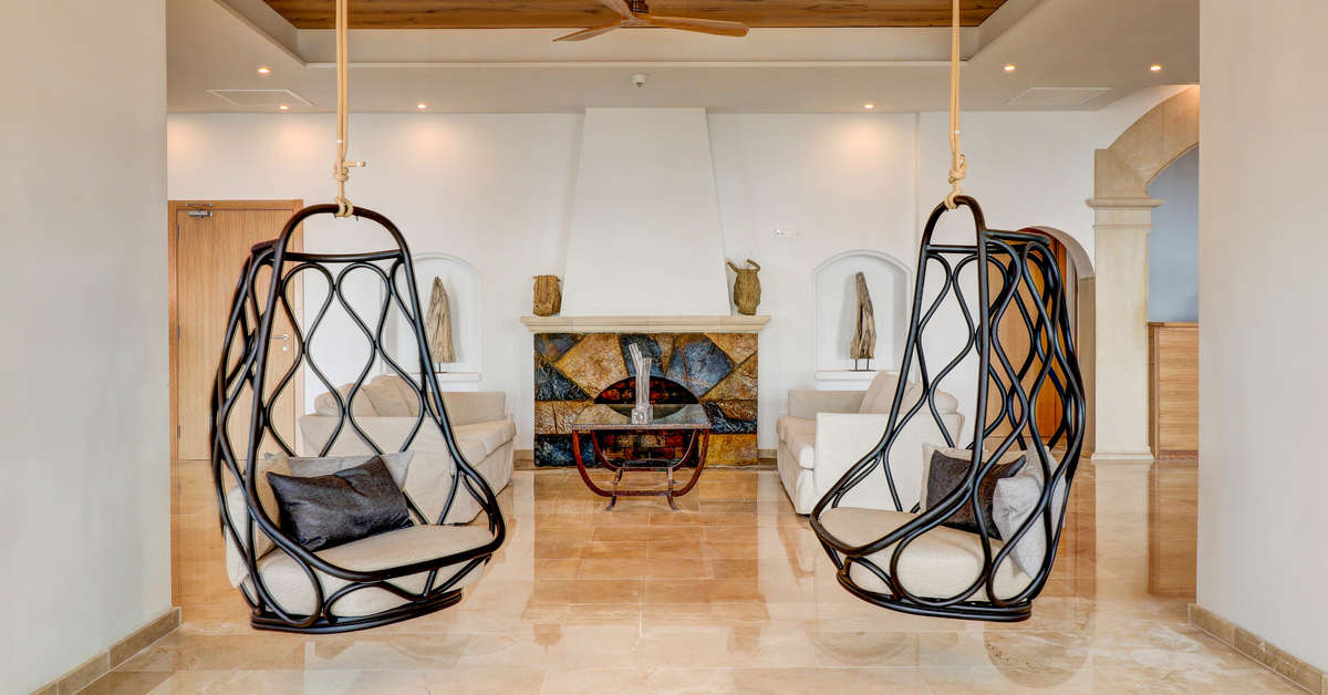 Een foto van het interieur van Hoposa Hotel Pollentia