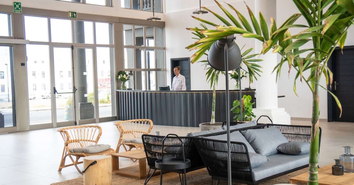 Een foto van het interieur van Hotel Coral Cotillo Beach