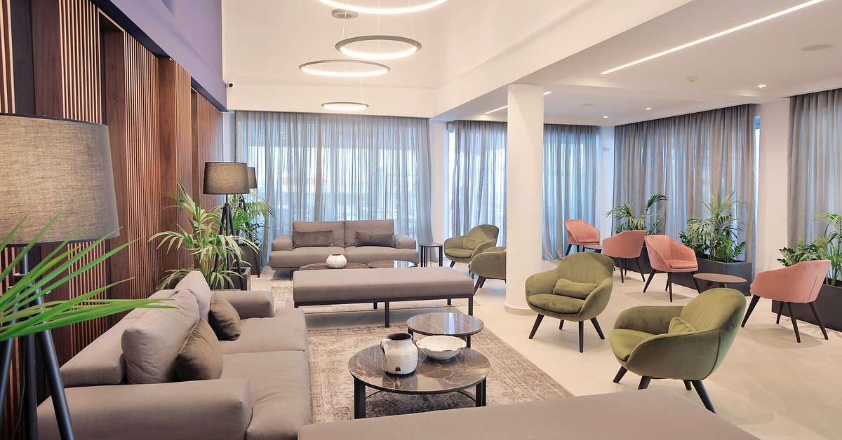 Ein Foto vom Innenbereich im Okeanos Beach Boutique Hotel