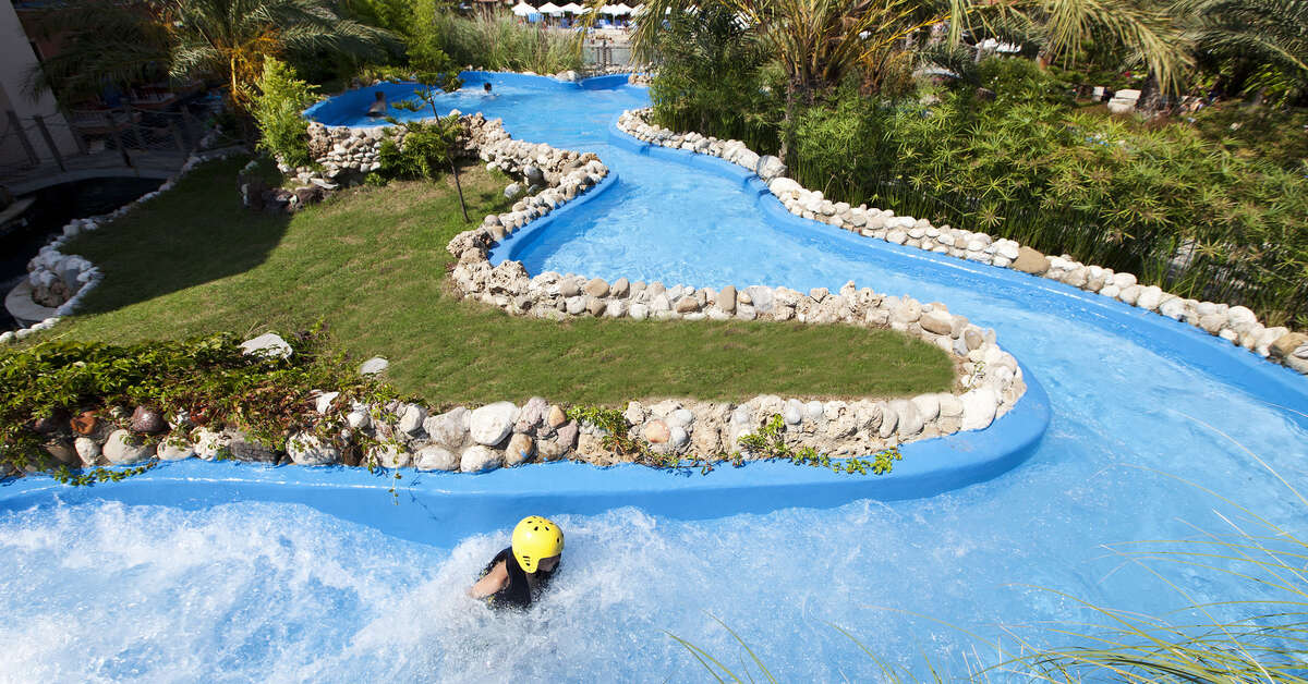 Ein Foto vom Pool im Club Grand Aqua