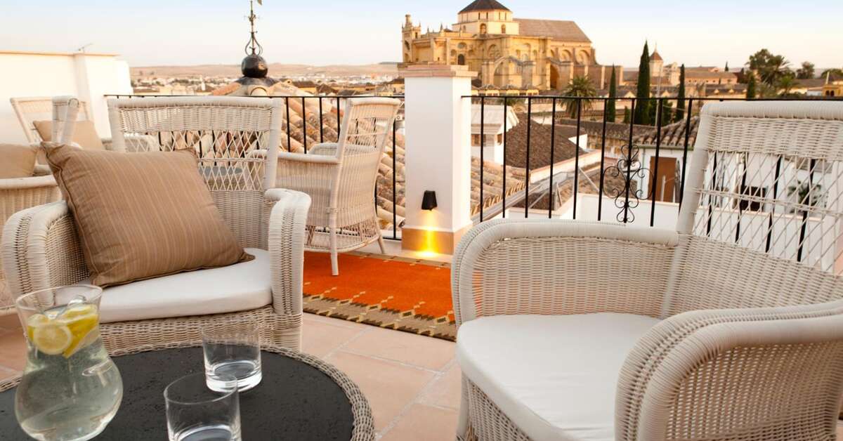 Een foto van het terras bij Balcon de Cordoba