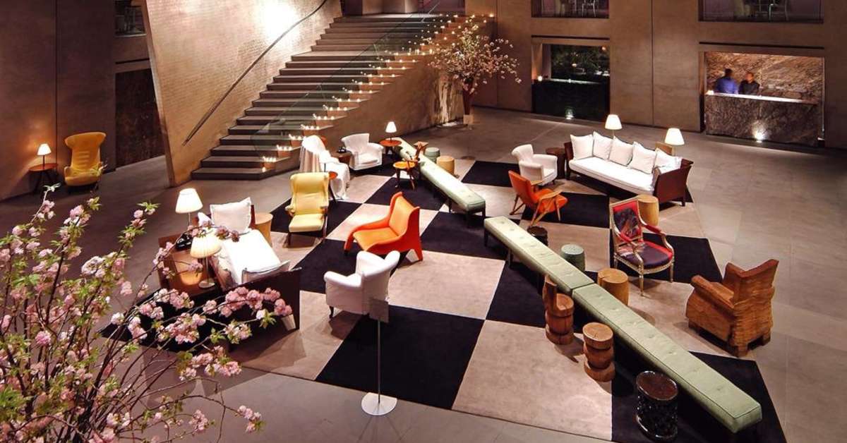 Een foto van het interieur van Paramount Hotel New York