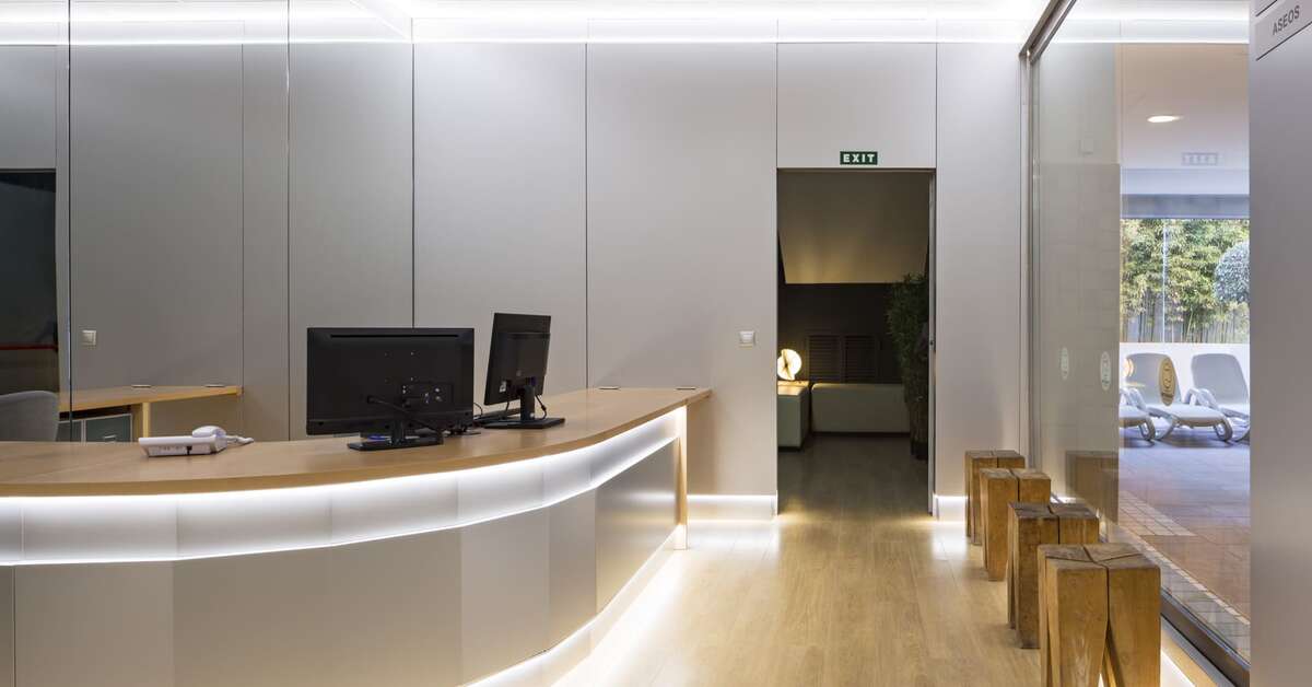 Een foto van het interieur van Ilunion Miramar