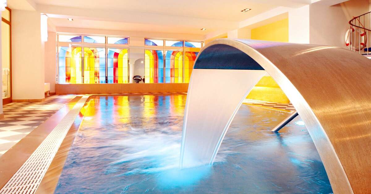 Een foto van het zwembad bij Berger's Sporthotel