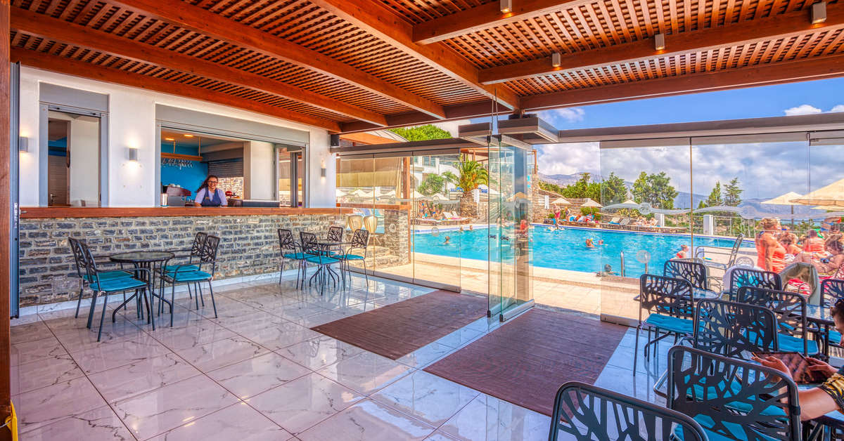 Een foto van de faciliteiten bij Elounda Water Park Residence Hotel