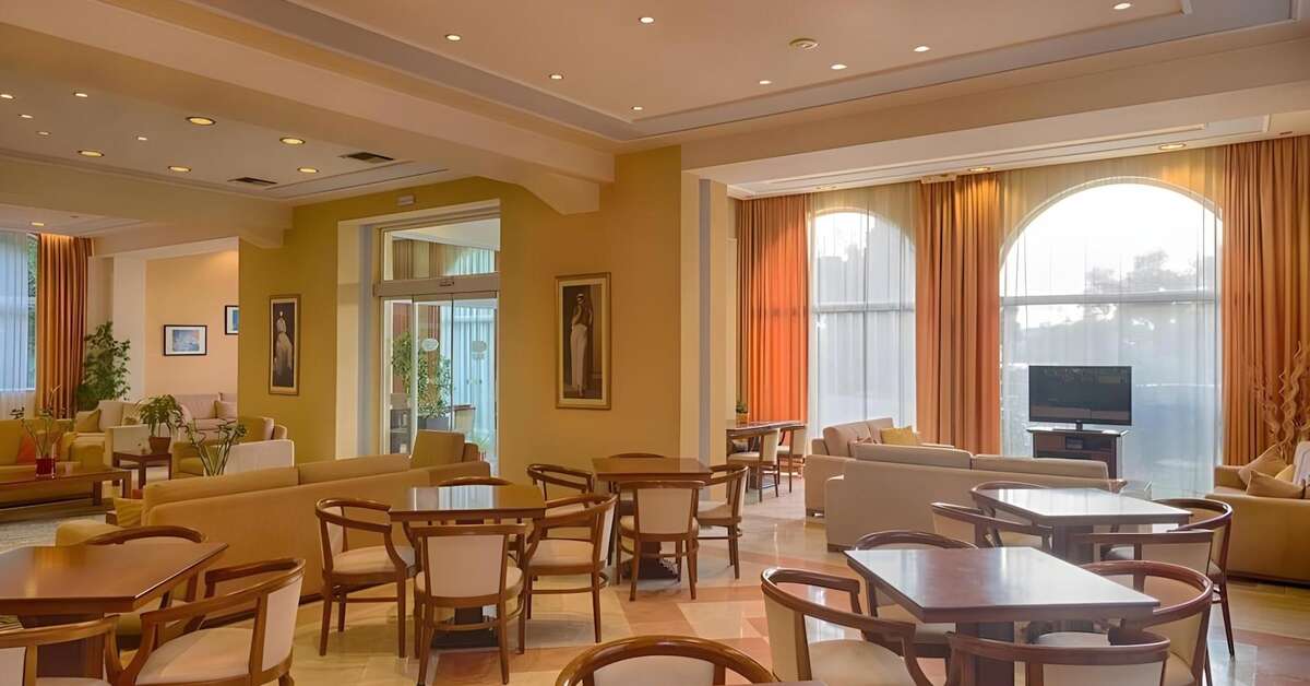 Een foto van het interieur van Corfu Hellinis Hotel
