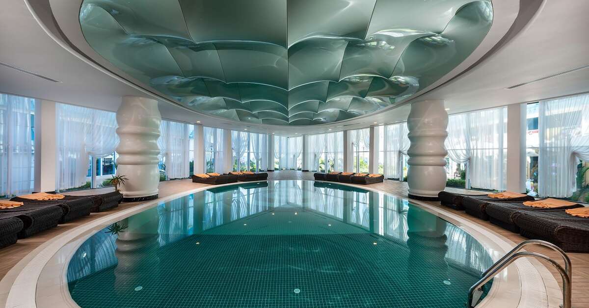 Een foto van het zwembad bij Vikingen Infinity Resort & Spa