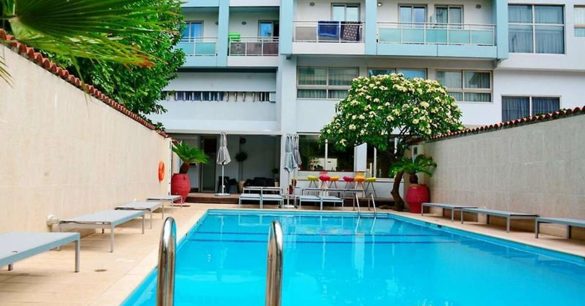 Een foto van het zwembad bij Aquamare City & Beach Hotel