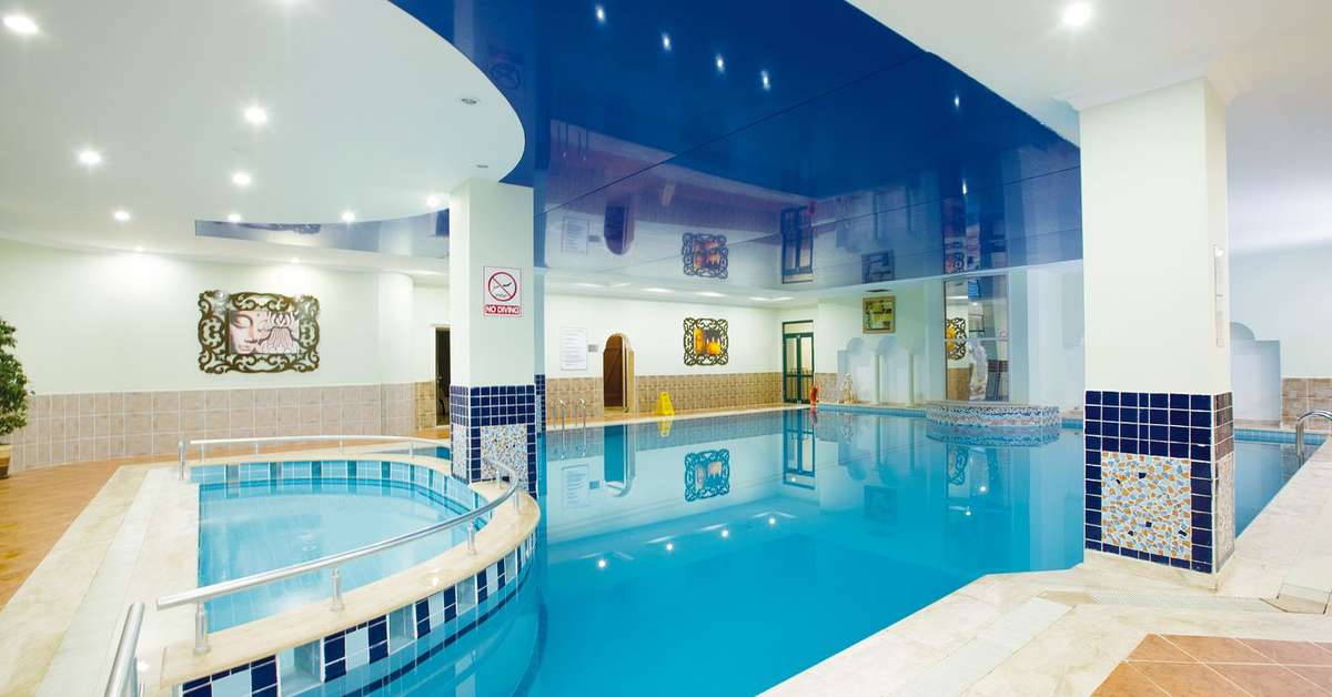 Ein Foto vom Pool im Grand Seker Hotel