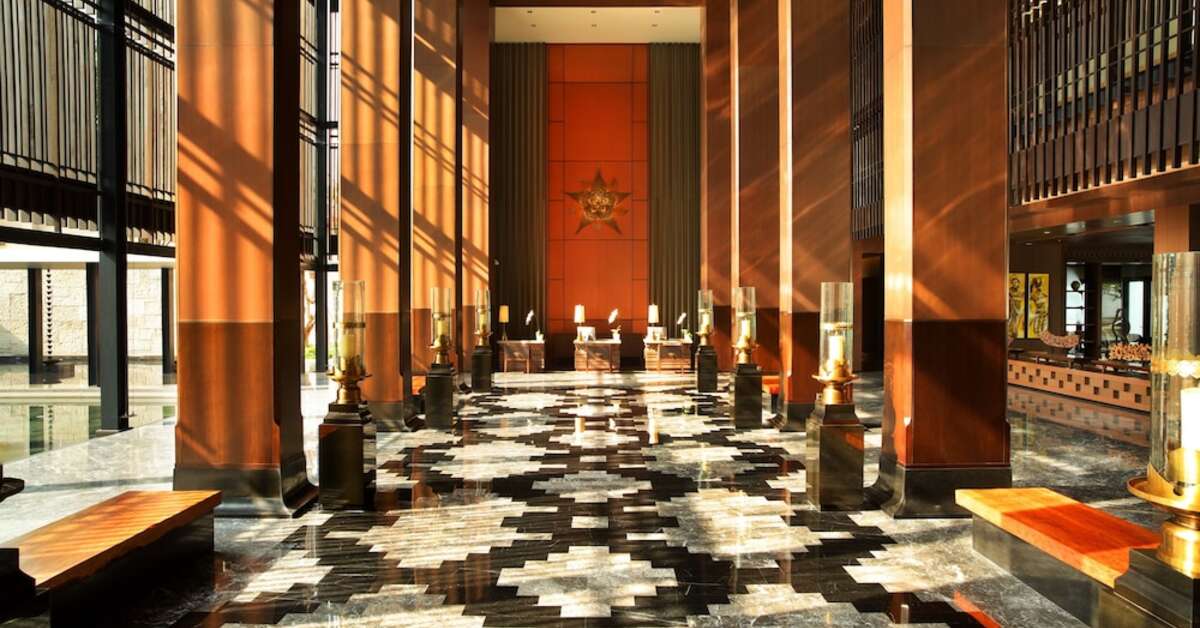 Een foto van het interieur van The Anvaya Beach Resort Bali