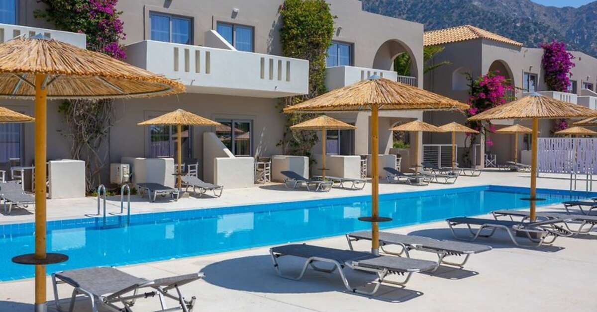 Een foto van het zwembad bij Akti Beach Club