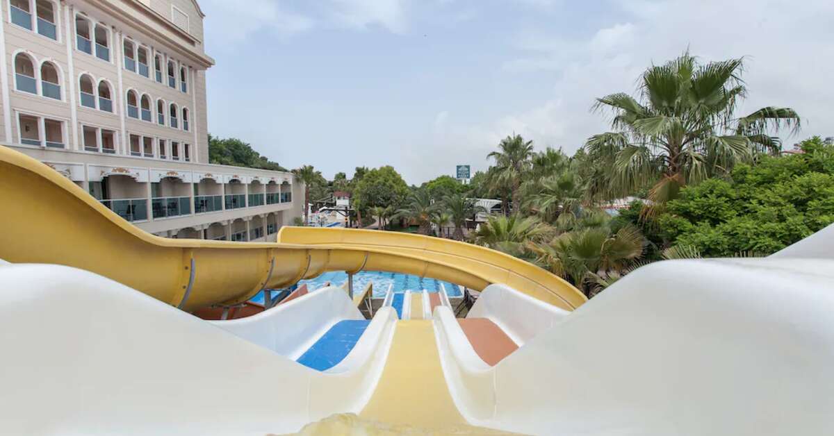 Ein Foto vom Pool im Hotel Sultan of Side