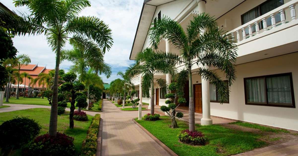 Ein Foto von der Außenansicht des Thai Garden Resort