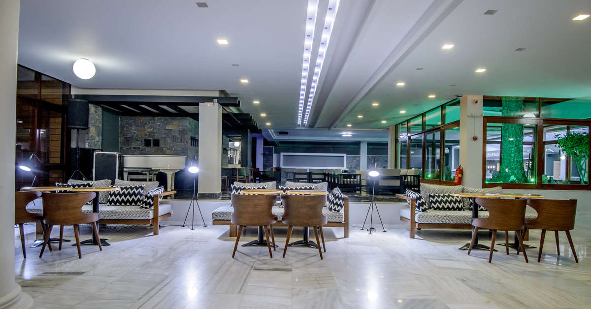 Een foto van het interieur van Sol by Melia Marina Beach Crete