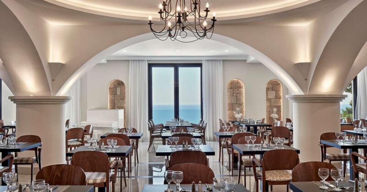 Ein Foto von den Einrichtungen im Esperos Village Blue & Spa