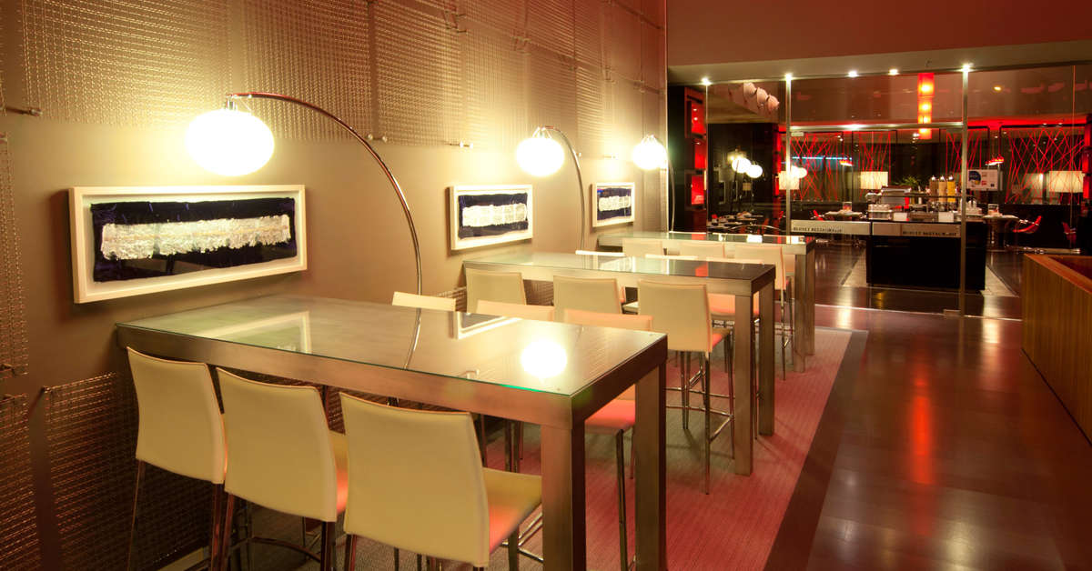 Ein Foto vom Innenbereich im Hotel Barcelona Condal Mar Affiliated by Melia