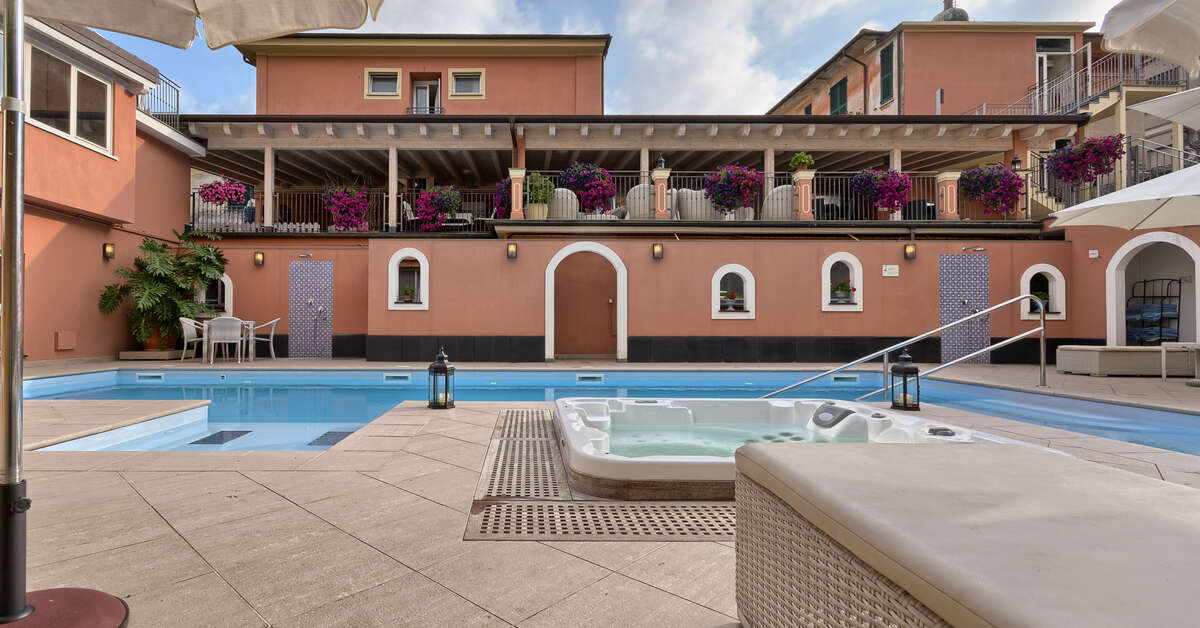 Een foto van het zwembad bij Hotel Monte Rosa