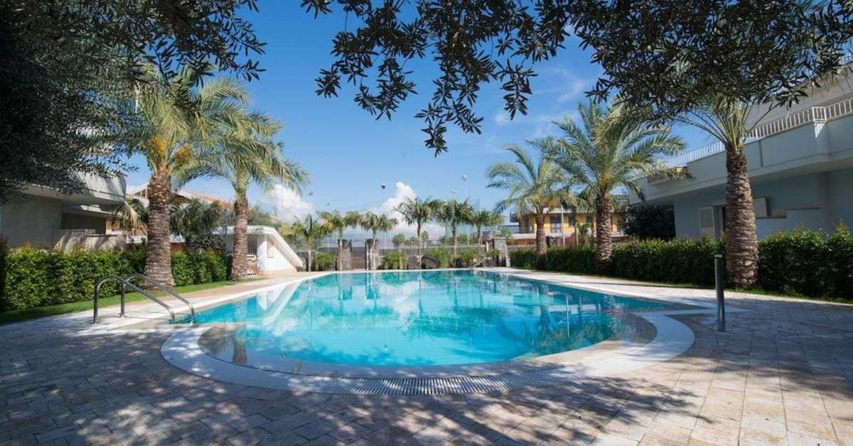 Een foto van het zwembad bij Villa Galati Resort