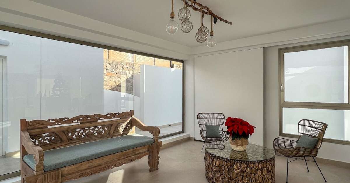 Een foto van het interieur van Appartementen Cordial Magec Taurito