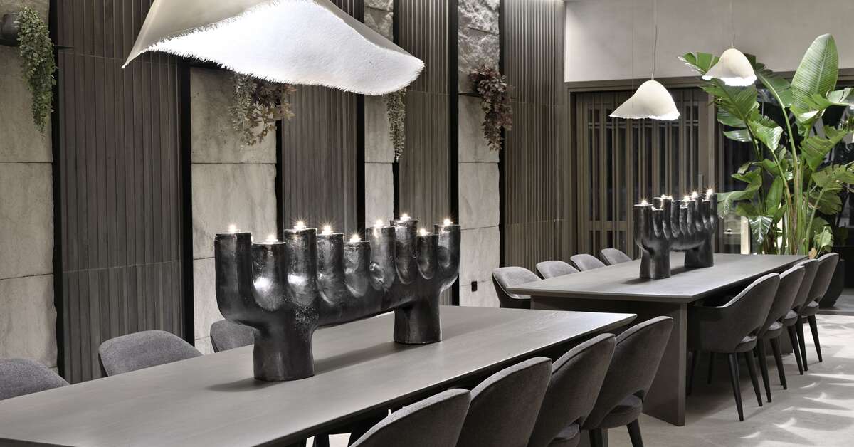 Een foto van het interieur van Aeonic Suites & Spa